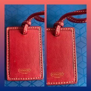 Coach Red Key Fob